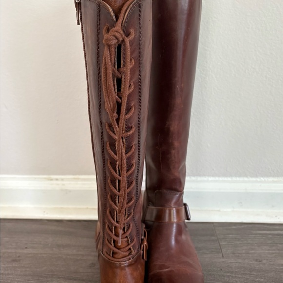 Sofft Kristie Leather Lace Up Tall Boot - Picture 2 of 4